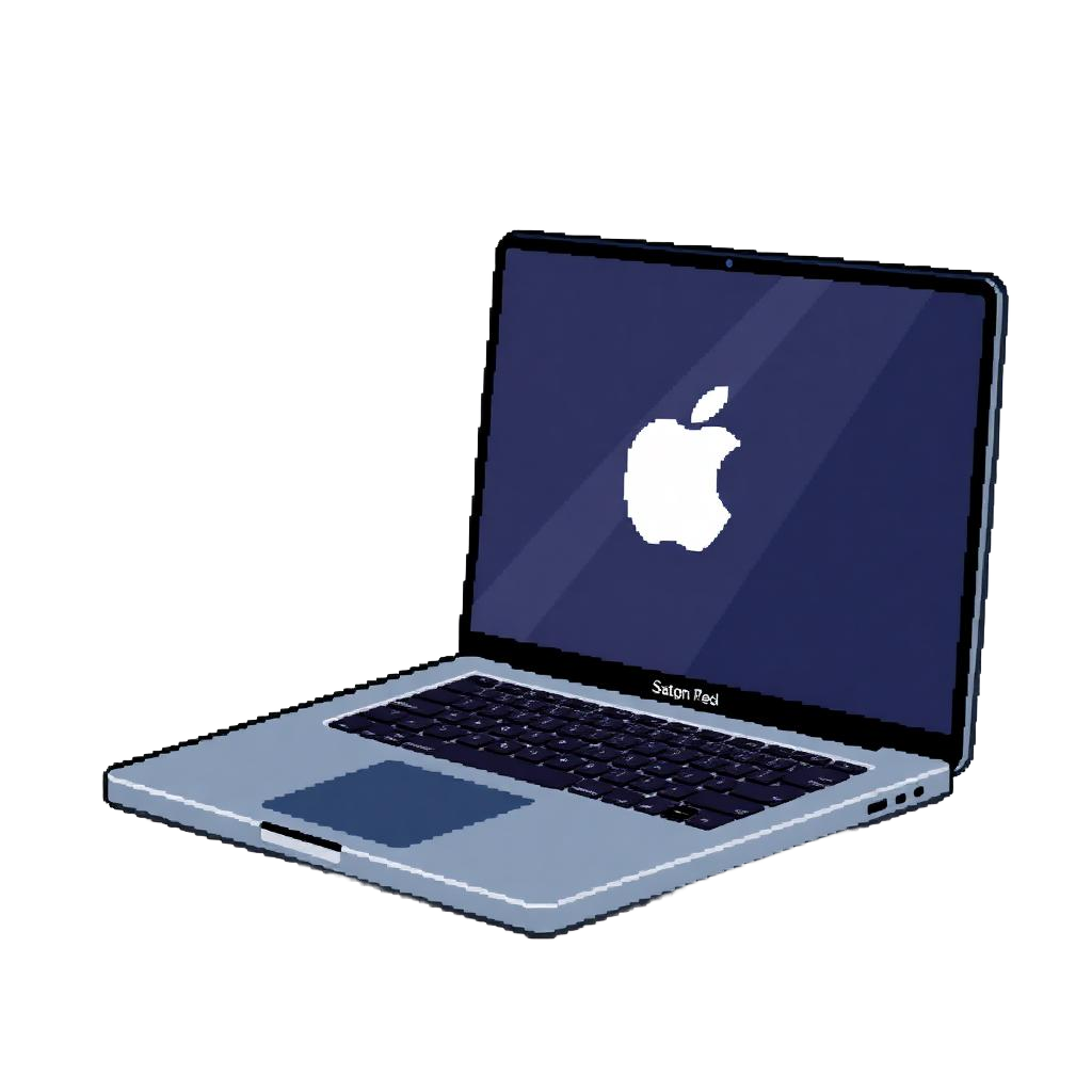 Pixel-art MacBook Pro